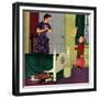 "Mom, I Cleaned My Room!", April 2, 1955-Richard Sargent-Framed Giclee Print