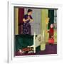 "Mom, I Cleaned My Room!", April 2, 1955-Richard Sargent-Framed Giclee Print