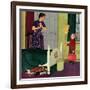 "Mom, I Cleaned My Room!", April 2, 1955-Richard Sargent-Framed Giclee Print