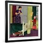 "Mom, I Cleaned My Room!", April 2, 1955-Richard Sargent-Framed Giclee Print