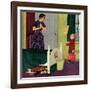 "Mom, I Cleaned My Room!", April 2, 1955-Richard Sargent-Framed Giclee Print