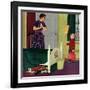 "Mom, I Cleaned My Room!", April 2, 1955-Richard Sargent-Framed Giclee Print