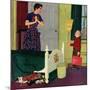 "Mom, I Cleaned My Room!", April 2, 1955-Richard Sargent-Mounted Giclee Print