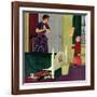 "Mom, I Cleaned My Room!", April 2, 1955-Richard Sargent-Framed Giclee Print