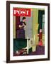 "Mom, I Cleaned My Room!" Saturday Evening Post Cover, April 2, 1955-Richard Sargent-Framed Giclee Print