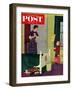 "Mom, I Cleaned My Room!" Saturday Evening Post Cover, April 2, 1955-Richard Sargent-Framed Giclee Print