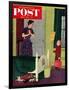 "Mom, I Cleaned My Room!" Saturday Evening Post Cover, April 2, 1955-Richard Sargent-Framed Giclee Print