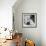 Mom Prepares Dinner with the Kids Watching, Ca. 1962-null-Framed Photographic Print displayed on a wall