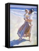 Mom's Girl-John Asaro-Framed Stretched Canvas