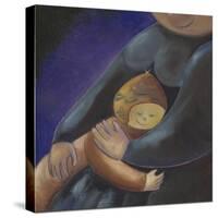 Mom's Hug-Anne Cote-Stretched Canvas