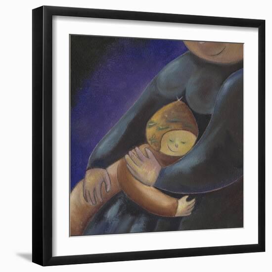 Mom's Hug-Anne Cote-Framed Giclee Print