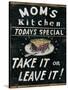 Mom's Kitchen-Pela Design-Stretched Canvas