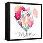 Mom with Tulip Heart-Lanie Loreth-Framed Stretched Canvas