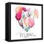 Mom with Tulip Heart-Lanie Loreth-Framed Stretched Canvas