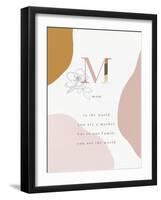 Mom You Are The World-Leah Straatsma-Framed Art Print