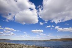 Mountains and Winding River in Tundra Valley-Momatiuk - Eastcott-Stretched Canvas