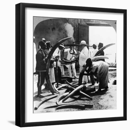 Mombasa: Ivory Trade-null-Framed Giclee Print