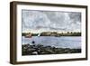 Mombasa, Kenya, a Former Portuguese Colony, Viewed in the 1800s When under Protection of Zanzibar-null-Framed Giclee Print