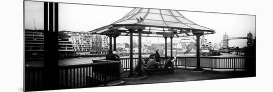 Moment of Life along the River Thames in London - The Tower Bridge in the background - London - UK-Philippe Hugonnard-Mounted Photographic Print