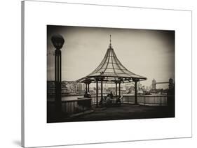 Moment of Life along the River Thames in London - The Tower Bridge in the background - London - UK-Philippe Hugonnard-Stretched Canvas