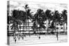 Moment of Life on Ocean Drive - Miami Beach - Florida - USA-Philippe Hugonnard-Stretched Canvas