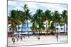 Moment of Life on Ocean Drive - Miami Beach - Florida - USA-Philippe Hugonnard-Mounted Photographic Print
