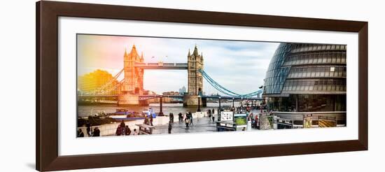 Moment of Life to City Hall with Tower Bridge - City of London - UK - England - United Kingdom-Philippe Hugonnard-Framed Photographic Print