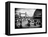 Moment of Life to City Hall with Tower Bridge - City of London - UK - England - United Kingdom-Philippe Hugonnard-Framed Stretched Canvas