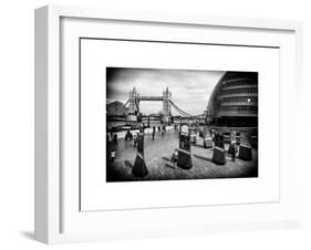Moment of Life to City Hall with Tower Bridge - City of London - UK - England - United Kingdom-Philippe Hugonnard-Framed Art Print