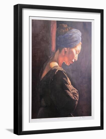 Moment of Reflection-Neville Clarke-Framed Collectable Print