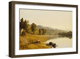 Moment's Rest-Sanford Robinson Gifford-Framed Giclee Print