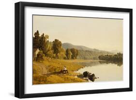 Moment's Rest-Sanford Robinson Gifford-Framed Giclee Print