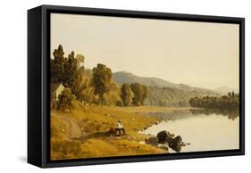 Moment's Rest-Sanford Robinson Gifford-Framed Stretched Canvas