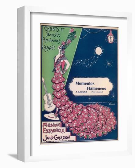 Momentos Flamencos-null-Framed Art Print