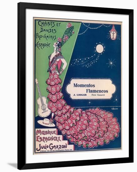 Momentos Flamencos-null-Framed Art Print