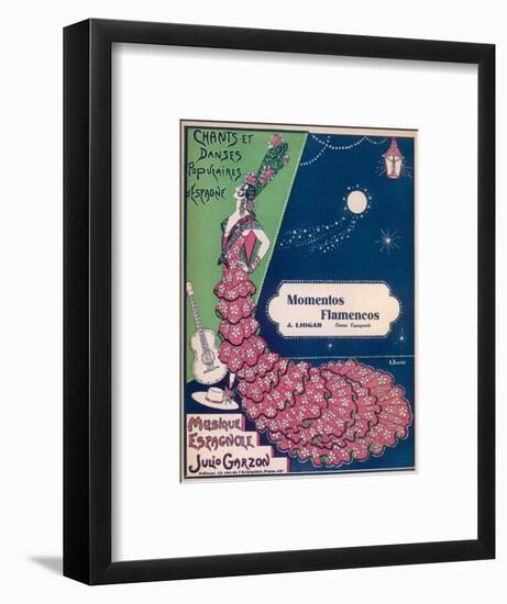 Momentos Flamencos-null-Framed Art Print