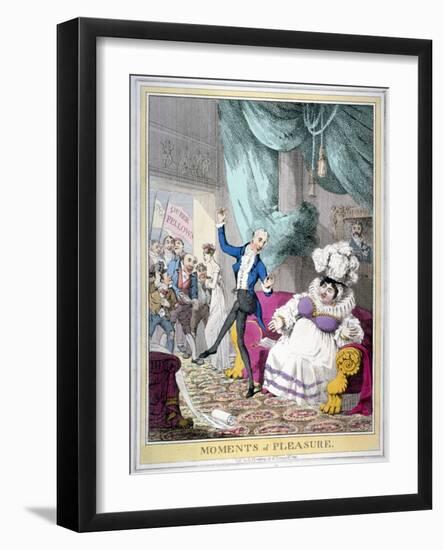 Moments of Pleasure, 1820-Theodore Lane-Framed Giclee Print