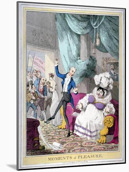 Moments of Pleasure, 1820-Theodore Lane-Mounted Giclee Print