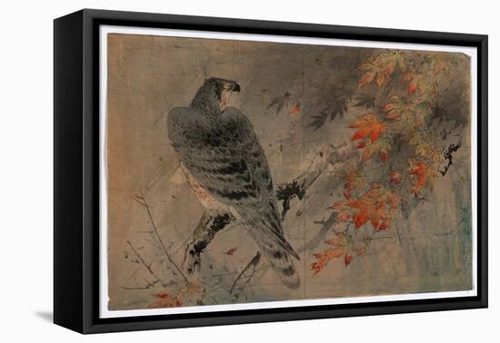 Momiji Ni Washi-null-Framed Stretched Canvas