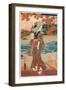 Momiji to Onna-Utagawa Toyokuni-Framed Giclee Print