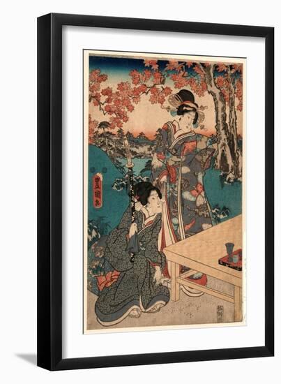 Momijigari No Himegimi-Utagawa Toyokuni-Framed Giclee Print