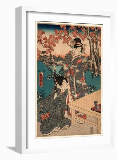 Momijigari No Himegimi-Utagawa Toyokuni-Framed Giclee Print