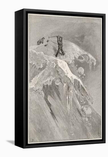 Moming Pass-Edward Whymper-Framed Stretched Canvas