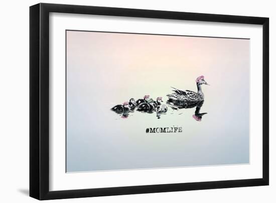 #MomLife-null-Framed Art Print