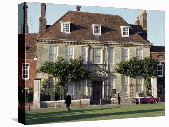 Mompesson House in the Cathedral Precinct, Salisbury, Wiltshire, England, United Kingdom-Michael Short-Stretched Canvas