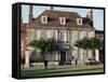 Mompesson House in the Cathedral Precinct, Salisbury, Wiltshire, England, United Kingdom-Michael Short-Framed Stretched Canvas