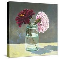 Moms Mason Jar-Jerry Cable-Stretched Canvas