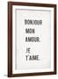 Mon Amour-The Vintage Collection-Framed Giclee Print