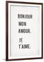 Mon Amour-The Vintage Collection-Framed Giclee Print