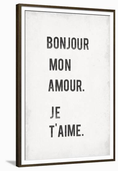 Mon Amour-The Vintage Collection-Framed Giclee Print